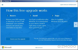 Illustration for article titled Why Yes, That Creepy Icon Is Your Free Copy of Windows 10